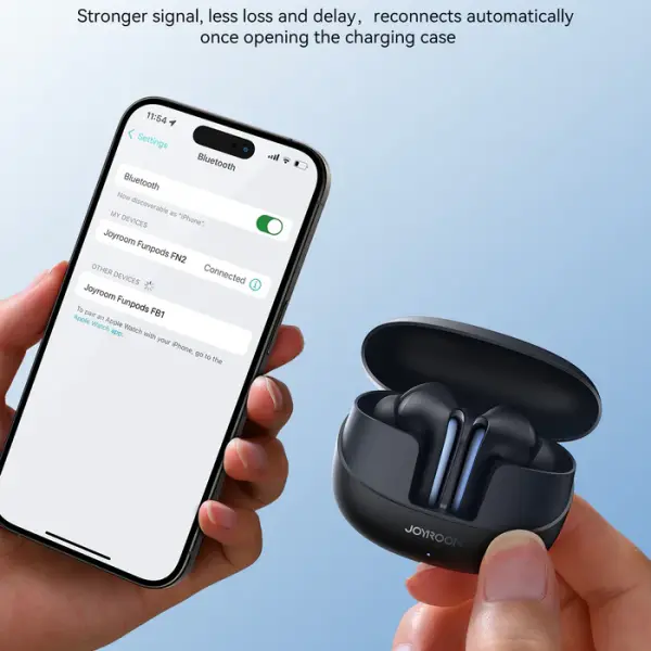 JR-FN2 ANC True Wireless earphones-Black/white