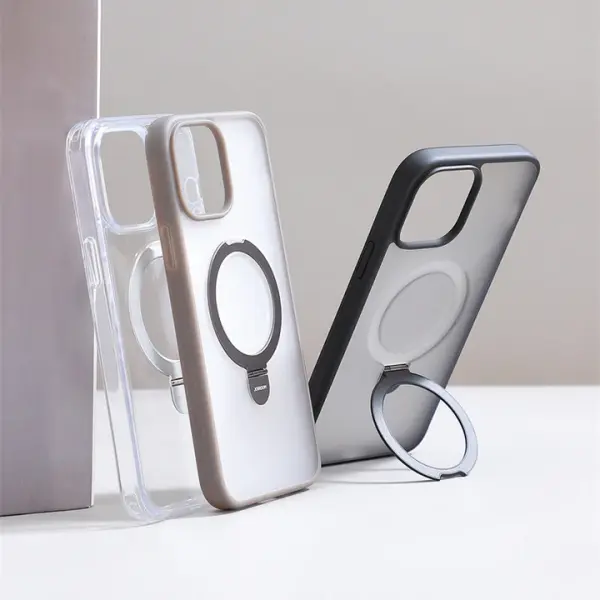 Magnetic case with ring holder for iP14 Pro Max