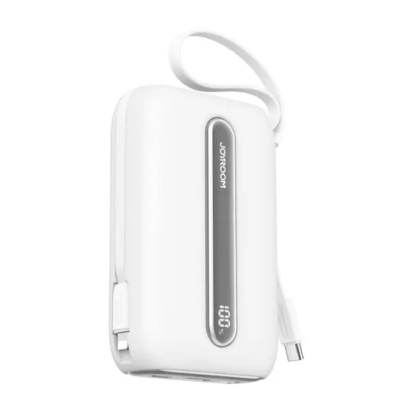 JR-L012  Colorful Series 22.5W mini Power Bank with Dual Cables 10000mAh