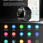 JR-FV1 Venture Series Smart Watch (Make/Answer Call) Black