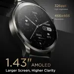 JR-FV1 Venture Series Smart Watch (Make/Answer Call) Black